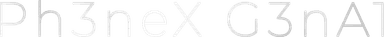 Ph3neX G3nA1 logo platina texture